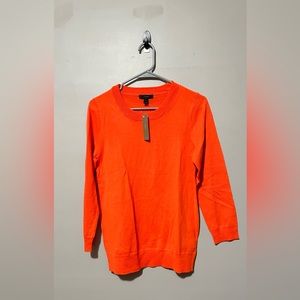 NTW J Crew Tippi Sweater Orange